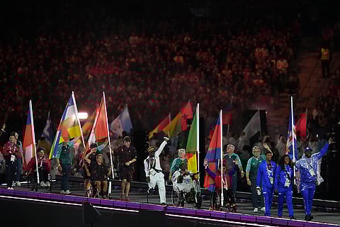 2024 Paris Paralympics, Closing Ceremony: Athletes from different delegations parade